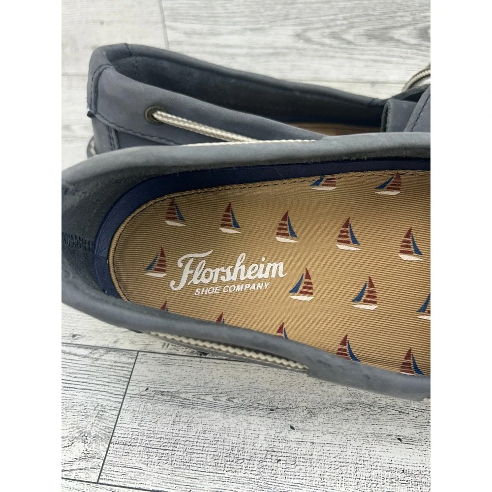 Florsheim Shoes Mens Size 10.5M Leather Boat Deck‎ Casual 11872-410